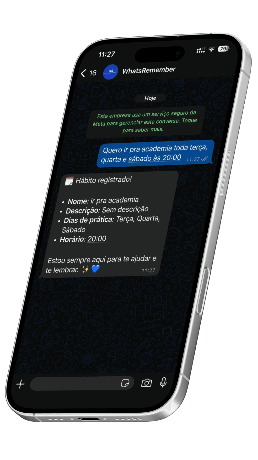 Hábitos por dia da semana